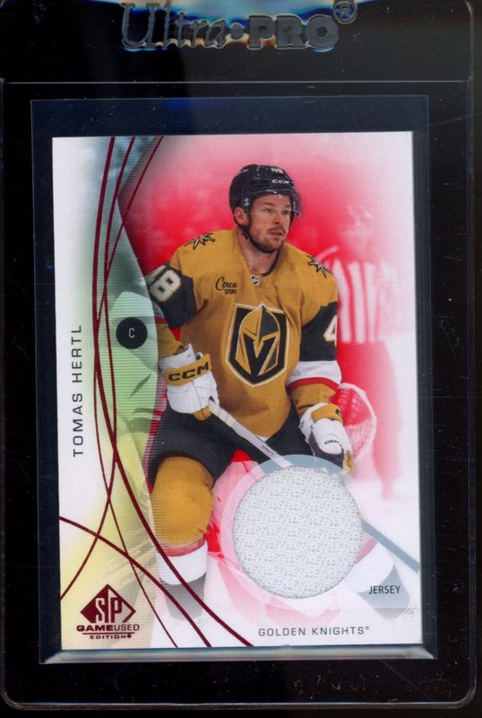 Tomas Hertl 2024 SP Game Used #116 Base Jersey - Red RAW