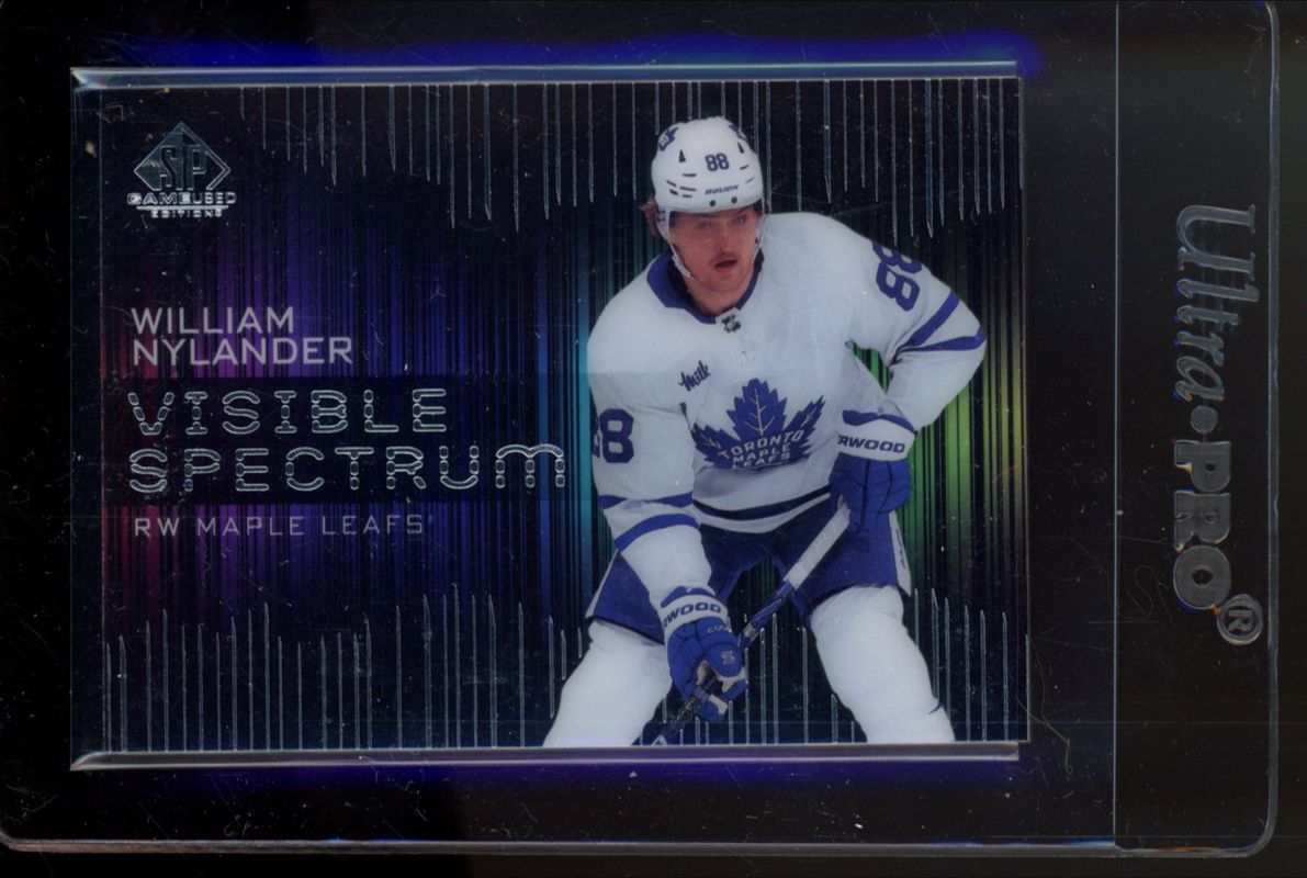William Nylander 2024 SP Game Used #VS-10 Visible Spectrum RAW