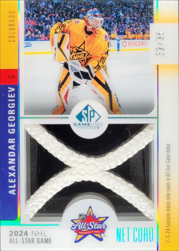 2024 SP Game Used #ASN-AG 2024 All Star Game Net Cord Relics /35