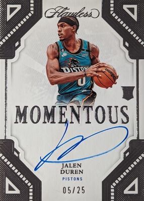 2022 Flawless #MA-JDR Momentous Autographs /25