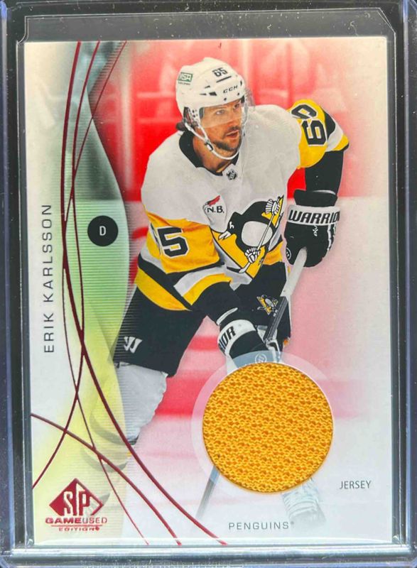 Erik Karlsson 2024 SP Game Used #45 Base Jersey - Red RAW