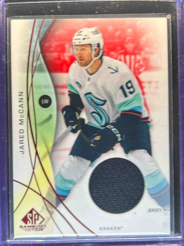 Jared McCann 2024 SP Game Used #64 Base Jersey - Red RAW