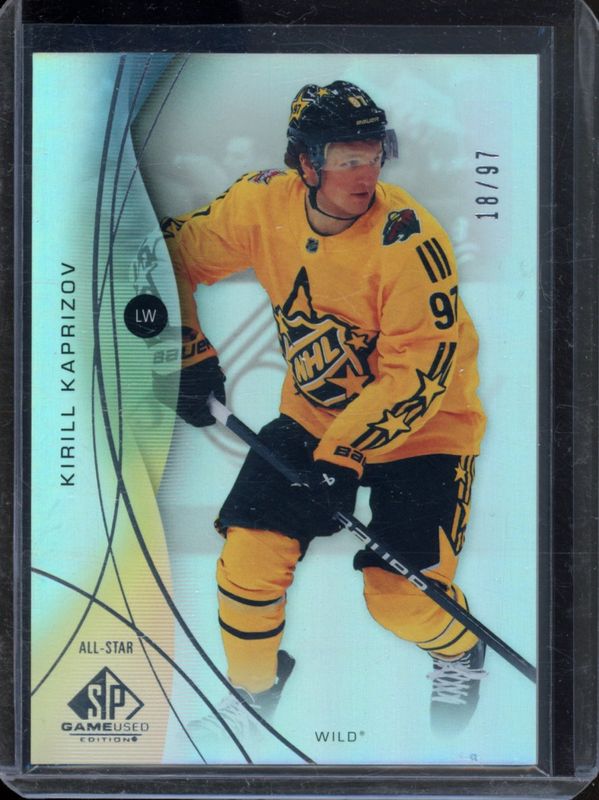 Kirill Kaprizov 2024 SP Game Used #147 Rainbow Foil /78 RAW