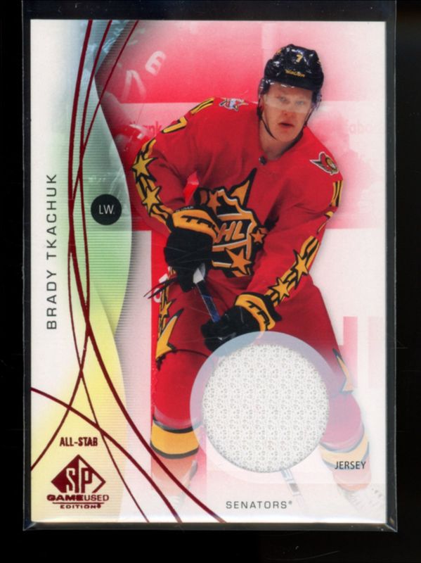 Brady Tkachuk 2024 SP Game Used #126 Base Jersey - Red RAW