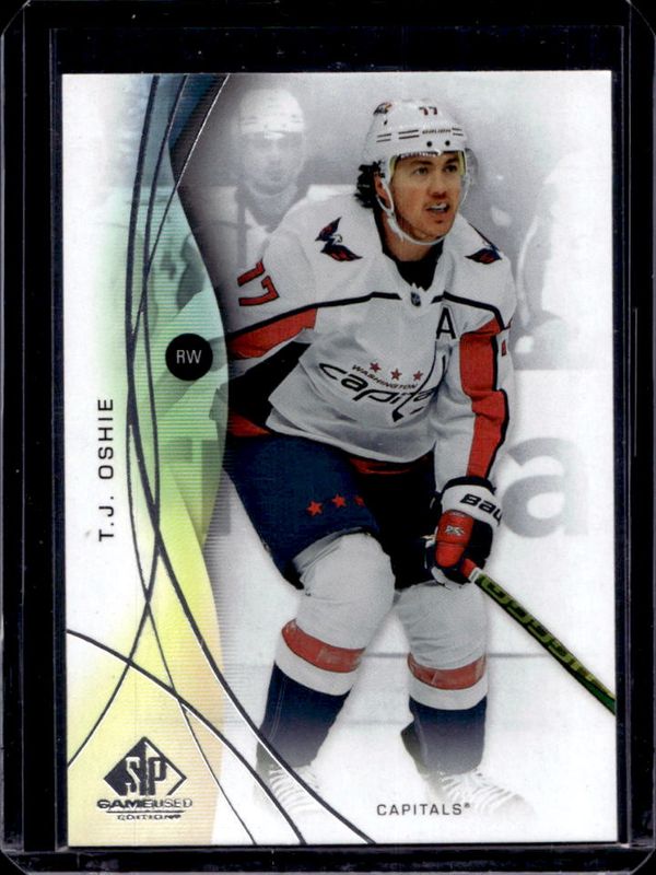 TJ Oshie 2024 SP Game Used #56 Base RAW