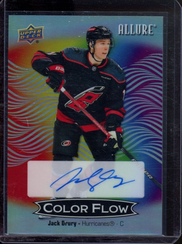 2024 Upper Deck Allure #CFA-JD Color Flow Full Rainbow Auto