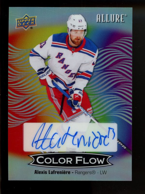 2024 Upper Deck Allure #CFA-LA Color Flow Full Rainbow Auto