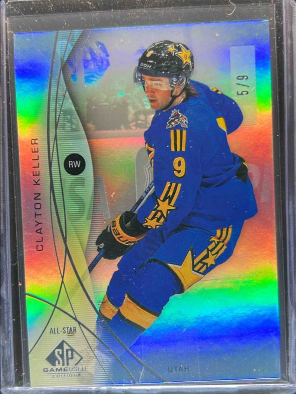 Clayton Keller 2024 SP Game Used #137 Rainbow Foil /78 RAW