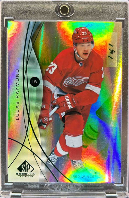 Lucas Raymond 2024 SP Game Used #14 Green /1 RAW