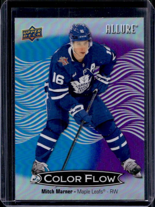 Mitch Marner 2024 Upper Deck Allure #CFL-36 Color Flow - Blue-Purple RAW