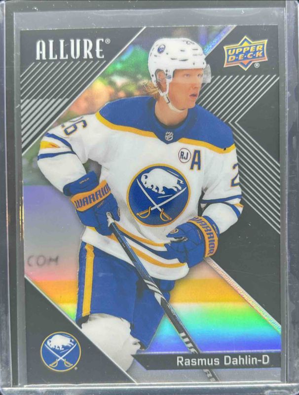 Rasmus Dahlin 2024 Upper Deck Allure #37 Black Rainbow RAW