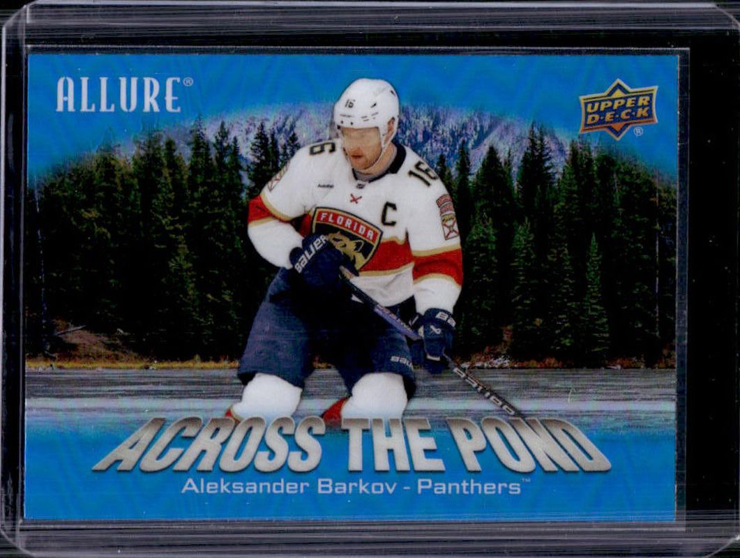 Aleksander Barkov 2024 Upper Deck Allure #ATP-6 Across the Pond - Blue RAW