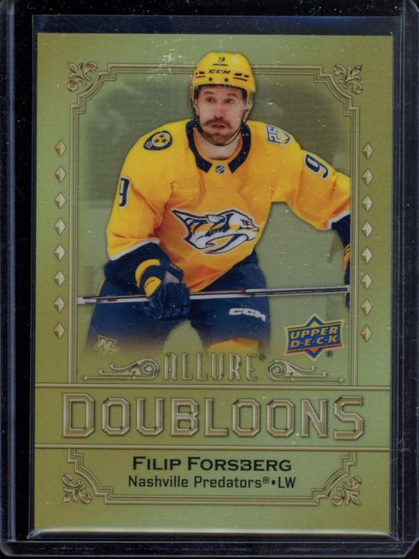 Filip Forsberg 2024 Upper Deck Allure #DB-77 Doubloons RAW
