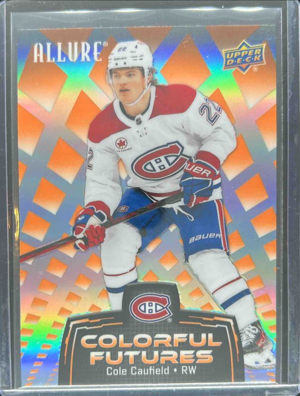 Cole Caufield 2024 Upper Deck Allure #CF-4 Colorful Futures - Orange RAW