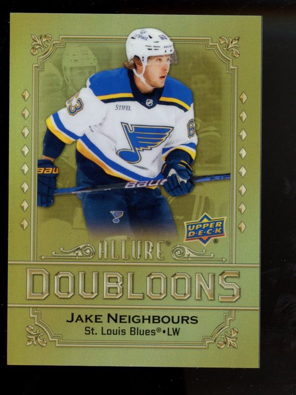 Jake Neighbours 2024 Upper Deck Allure #DB-96 Doubloons RAW