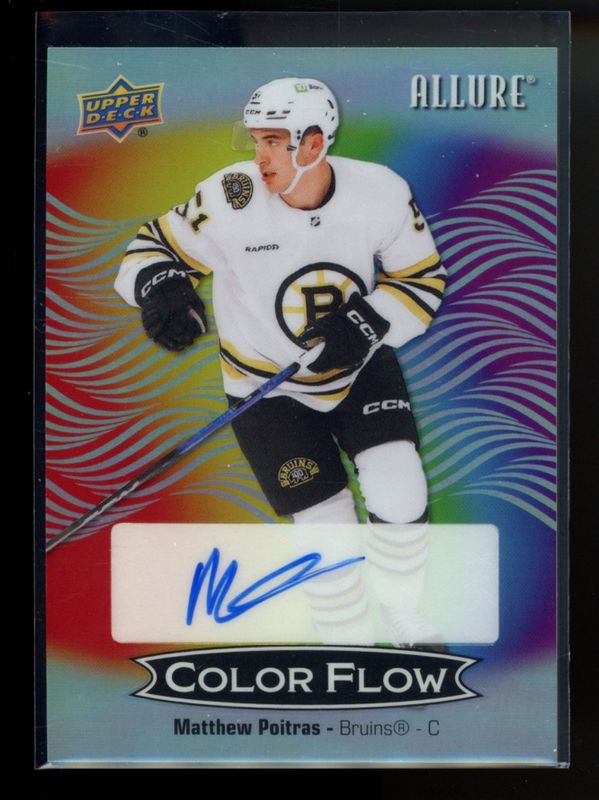 2024 Upper Deck Allure #CFA-MP Color Flow Full Rainbow Auto