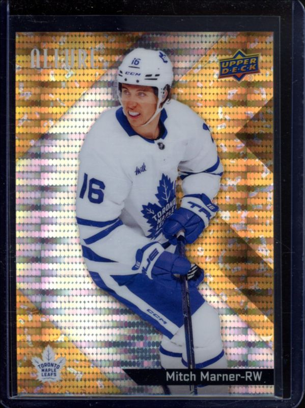 Mitch Marner 2024 Upper Deck Allure #38 Glitter Bomb Gold /199 RAW