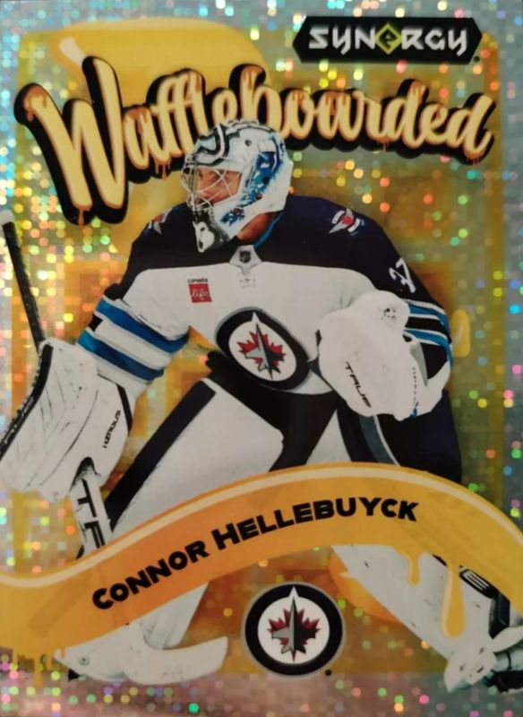 Connor Hellebuyck 2024 Upper Deck Synergy #WB-12 Waffleboarded RAW