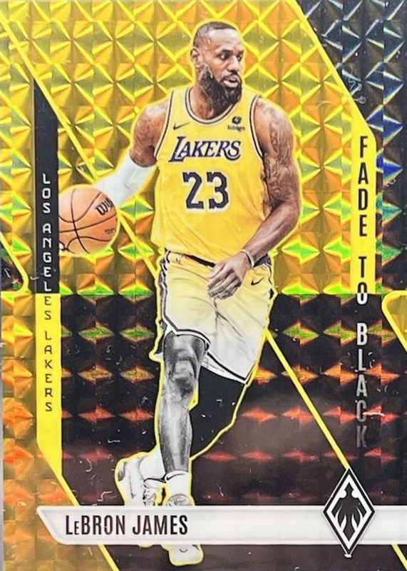 LeBron James 2023 Phoenix #3 Fade to Black - Gold /10 RAW