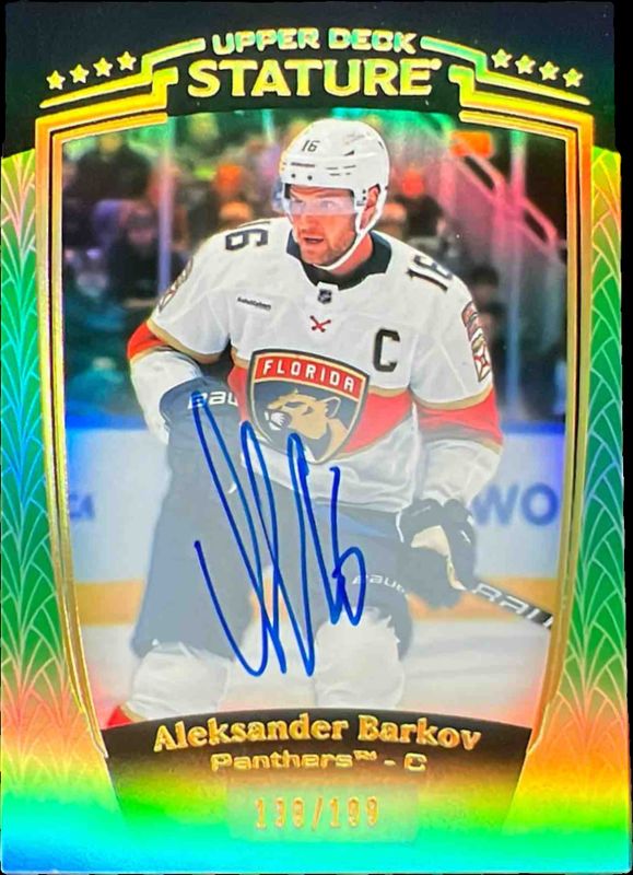 2024 Upper Deck Stature #2 Base Auto - Green /199