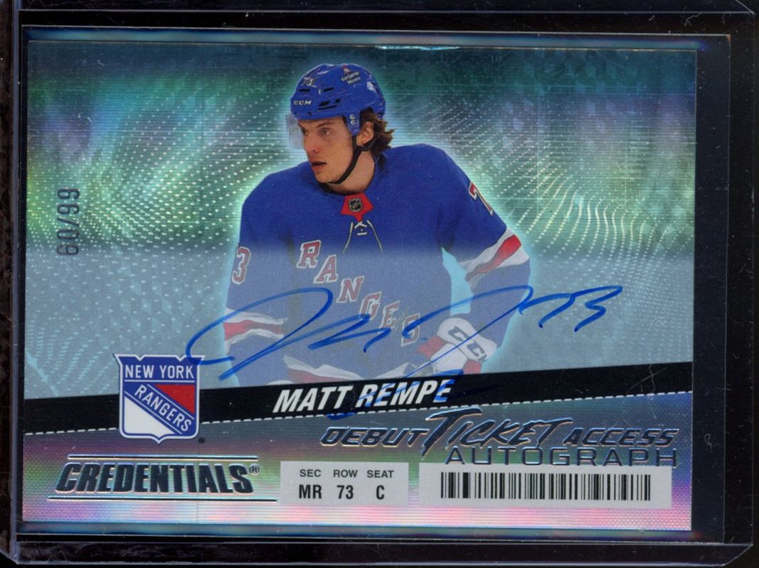 2024 Upper Deck Credentials #128 Horizontal Auto /99