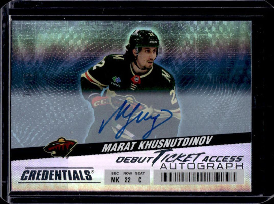 2024 Upper Deck Credentials #125 Horizontal Auto /99