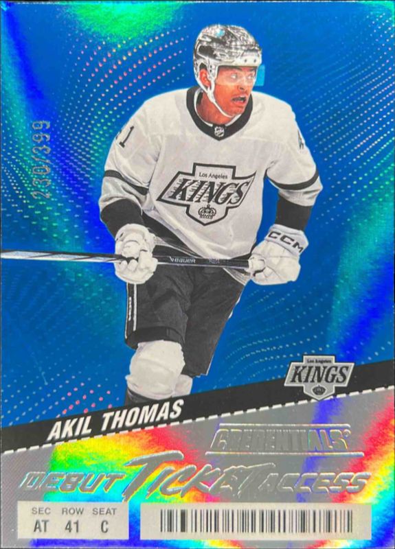 2024 Upper Deck Credentials #144 Debut Ticket Access - Blue /399