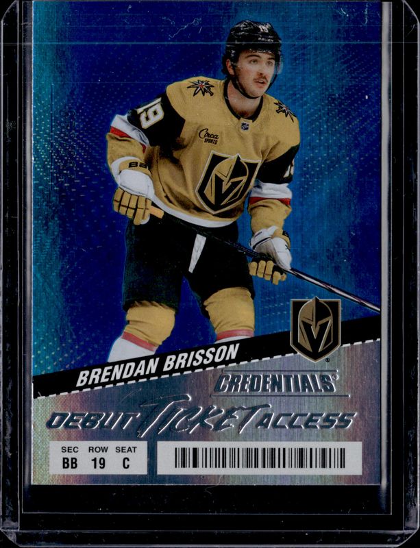 2024 Upper Deck Credentials #121 Debut Ticket Access - Blue /399