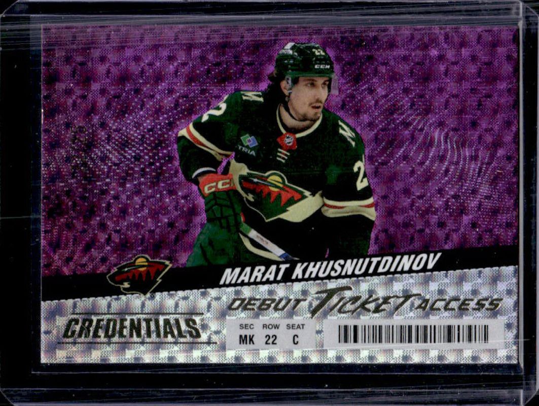 2024 Upper Deck Credentials #125 Debut Ticket Access - Pink /50