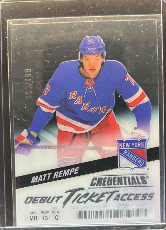 2024 Upper Deck Credentials #DTAA-MR Acetate Debut Ticket Access /199