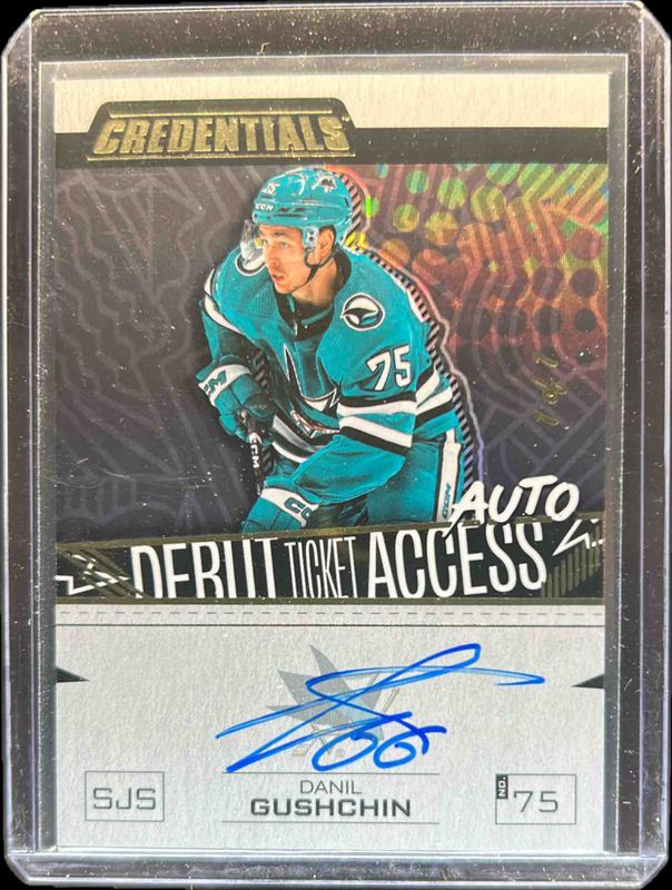 2024 Upper Deck Credentials #DTAA-GU 2023-24 Update Debut Ticket Access Auto - Black /1