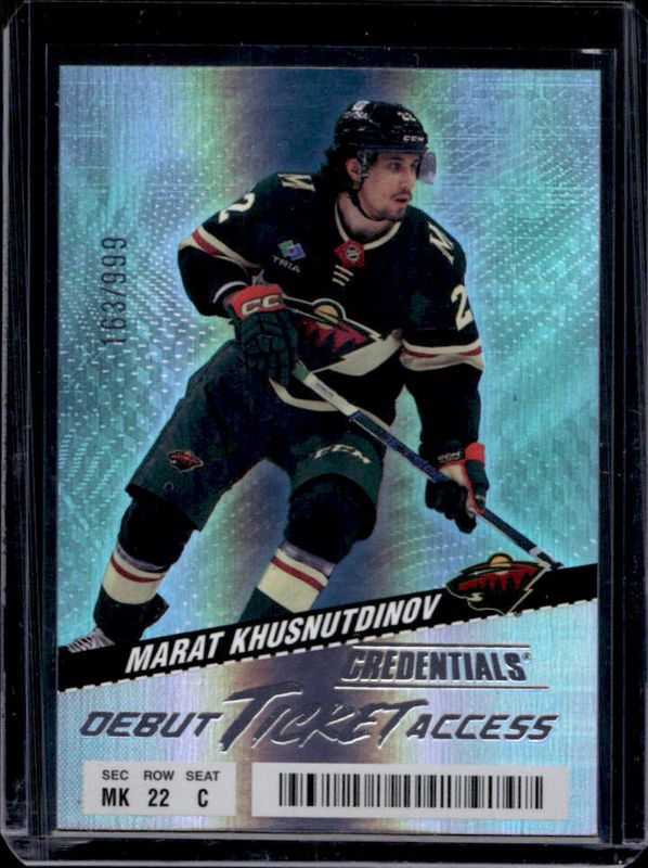 2024 Upper Deck Credentials #125 Debut Ticket Access