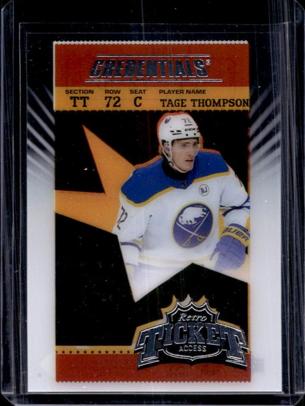 2024 Upper Deck Credentials #RT-TT Acetate Retro Ticket Access