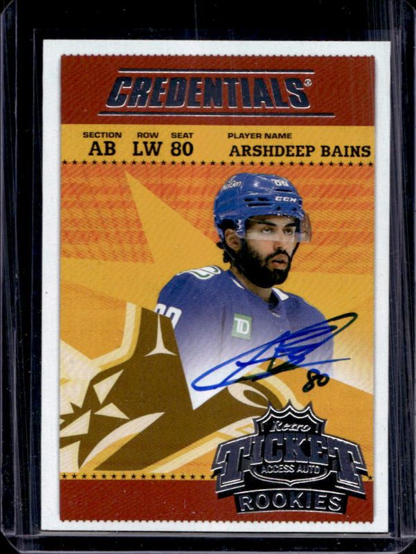 2024 Upper Deck Credentials #RTAR-AB Retro Ticket Access Auto Rookies