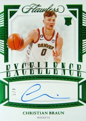 2022 Flawless #ES-CBR Excellence Signatures - Emerald /5
