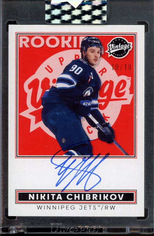 2024 Upper Deck Clear Cut #VA-NC Vintage Autos - Red /10
