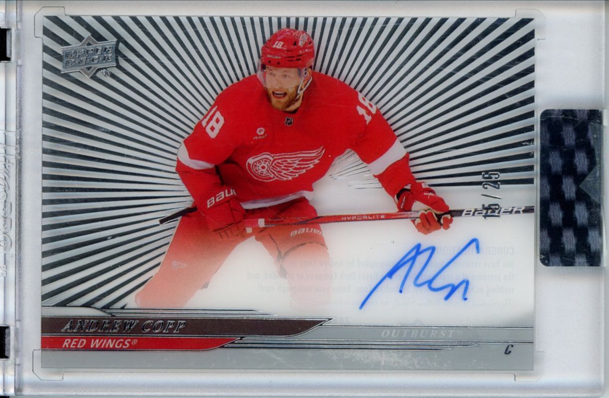 2024 Upper Deck Clear Cut #CC-AC Outburst /25