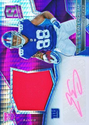 2017 Spectra #240 Rookie Patch Auto - Neon Pink /15