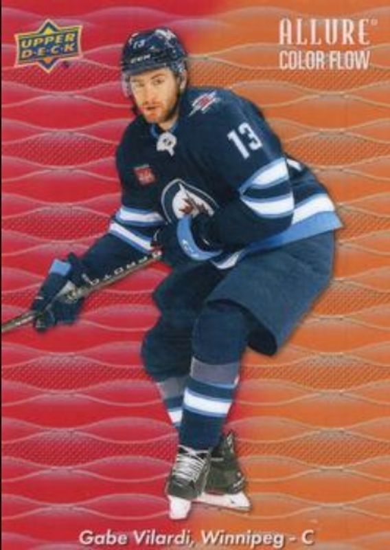 2023 Upper Deck Allure #CF-23 Color Flow - Red Orange