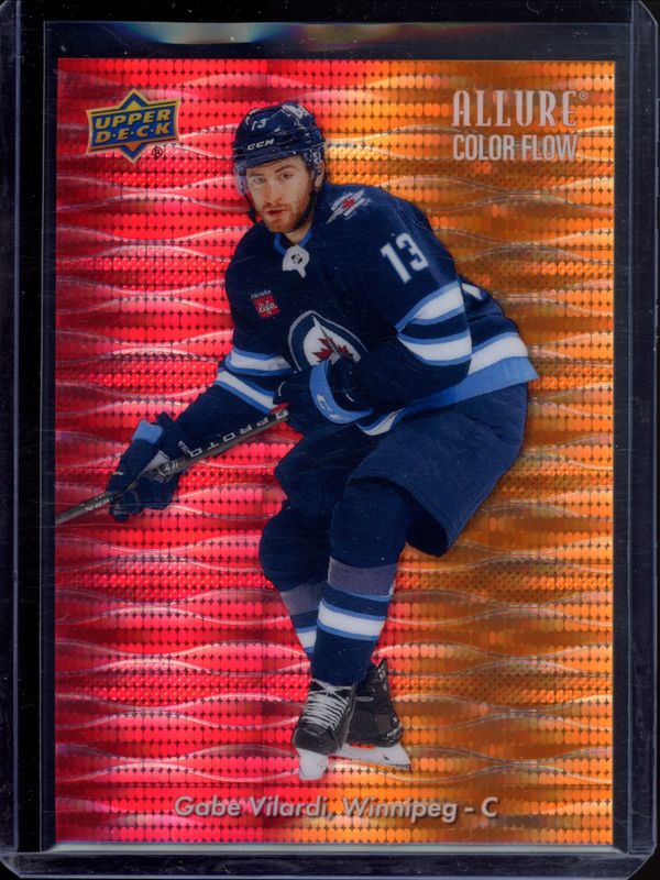 2023 Upper Deck Allure #CF-23 Color Flow - Red Orange Spectrum /299