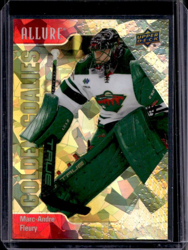 2023 Upper Deck Allure #GG-9 Golden Goalies - Red /99