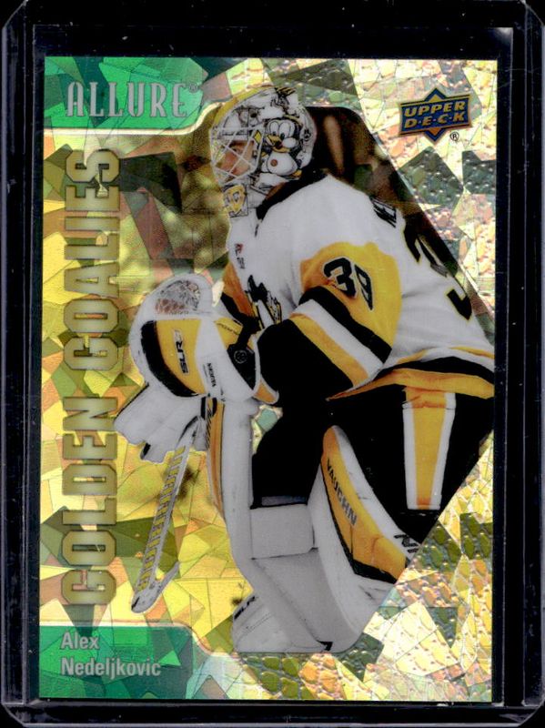 2023 Upper Deck Allure #GG-8 Golden Goalies - Green /249