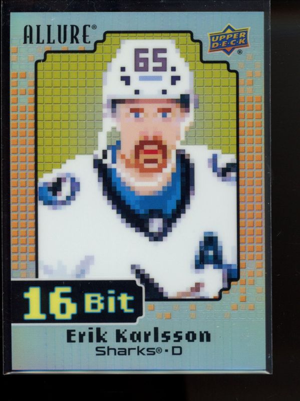 Erik Karlsson 2023 Upper Deck Allure #B-12 16 Bit RAW