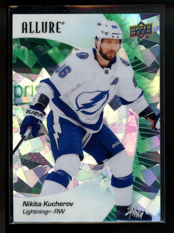 Nikita Kucherov 2023 Upper Deck Allure #40 Green Rainbow /99 RAW