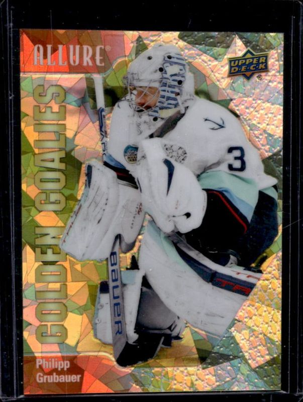 Philipp Grubauer 2023 Upper Deck Allure #GG-14 Golden Goalies - Orange /399 RAW