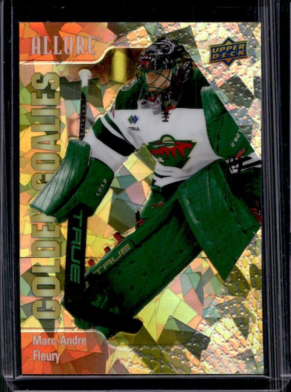 Marc-Andre Fleury 2023 Upper Deck Allure #GG-9 Golden Goalies - Orange /399 RAW