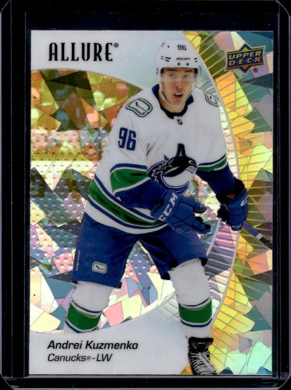 Andrei Kuzmenko 2023 Upper Deck Allure #23 Yellow Taxi RAW
