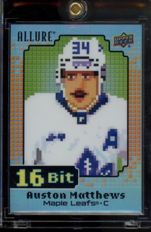 Auston Matthews 2023 Upper Deck Allure #B-10 16 Bit RAW