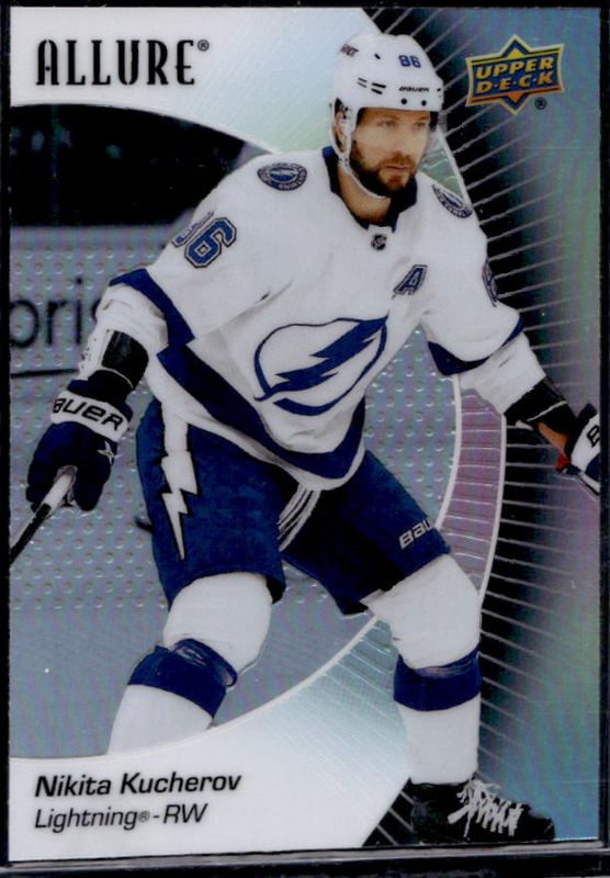 Nikita Kucherov 2023 Upper Deck Allure #40 Black Rainbow RAW