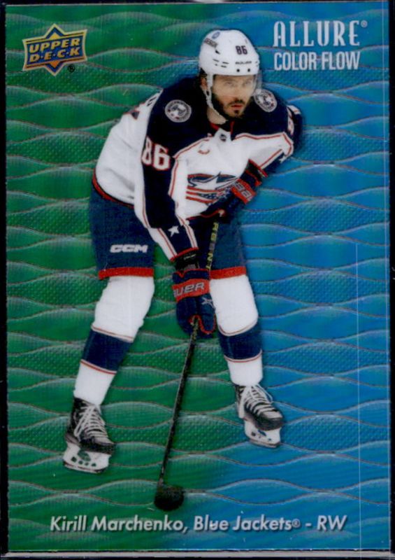 Kirill Marchenko 2023 Upper Deck Allure #CF-19 Color Flow - Blue Green RAW